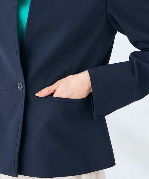 a.v.v / アー・ヴェ・ヴェ ノーカラージャケット | 【接触冷感/イージーケア/UVカット/吸水速乾】サマーストレッチキーネックジャケット | 詳細28