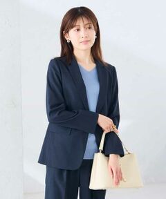 a.v.v / アー・ヴェ・ヴェ テーラードジャケット | 【接触冷感/イージーケア/UVカット/吸水速乾】サマーストレッチテーラードジャケット