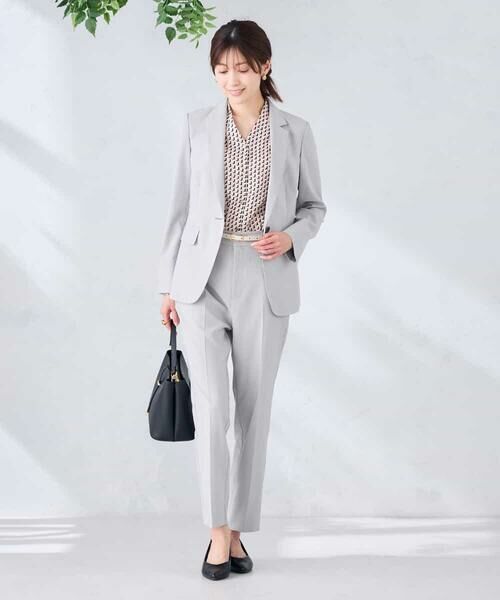 a.v.v / アー・ヴェ・ヴェ テーラードジャケット | 【接触冷感/イージーケア/UVカット/吸水速乾】サマーストレッチテーラードジャケット | 詳細10