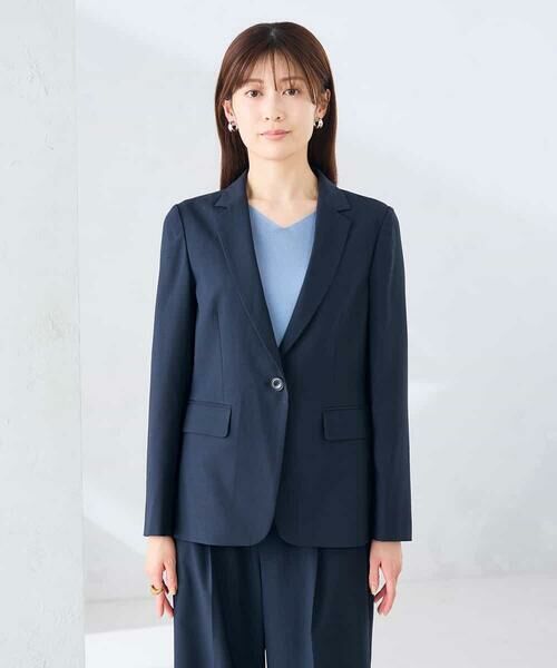 a.v.v / アー・ヴェ・ヴェ テーラードジャケット | 【接触冷感/イージーケア/UVカット/吸水速乾】サマーストレッチテーラードジャケット | 詳細13