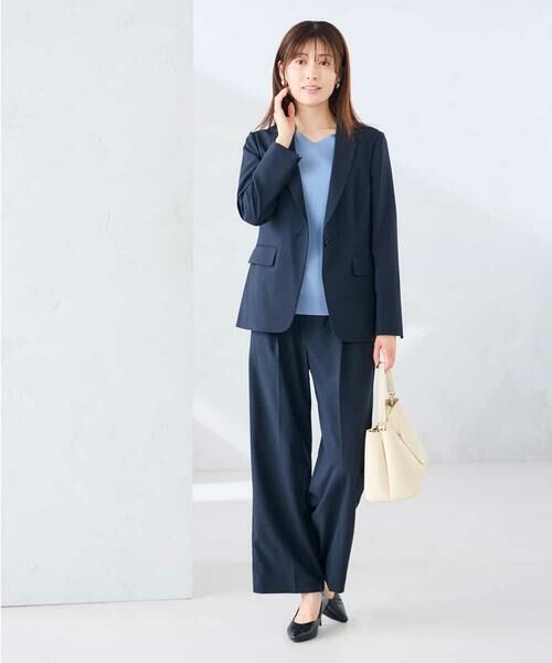 a.v.v / アー・ヴェ・ヴェ テーラードジャケット | 【接触冷感/イージーケア/UVカット/吸水速乾】サマーストレッチテーラードジャケット | 詳細3