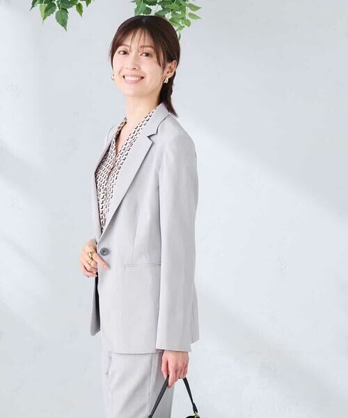 a.v.v / アー・ヴェ・ヴェ テーラードジャケット | 【接触冷感/イージーケア/UVカット/吸水速乾】サマーストレッチテーラードジャケット | 詳細8