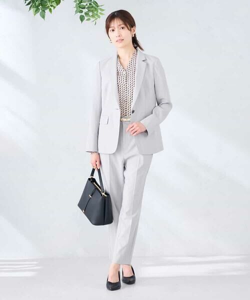 a.v.v / アー・ヴェ・ヴェ テーラードジャケット | 【接触冷感/イージーケア/UVカット/吸水速乾】サマーストレッチテーラードジャケット | 詳細9