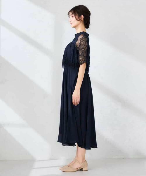 a.v.v / アー・ヴェ・ヴェ ロング・マキシ丈ワンピース | 【結婚式/お呼ばれに】レースドッキングワンピース | 詳細12
