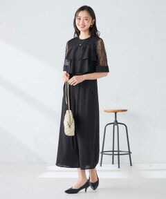 a.v.v / アー・ヴェ・ヴェ ロング・マキシ丈ワンピース | 【結婚式/お呼ばれに】ラッフルティアードオールインワンドレス