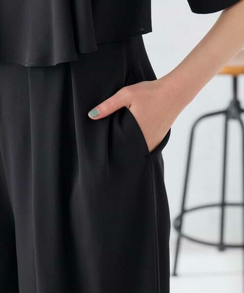 a.v.v / アー・ヴェ・ヴェ ロング・マキシ丈ワンピース | 【結婚式/お呼ばれに】ラッフルティアードオールインワンドレス | 詳細12