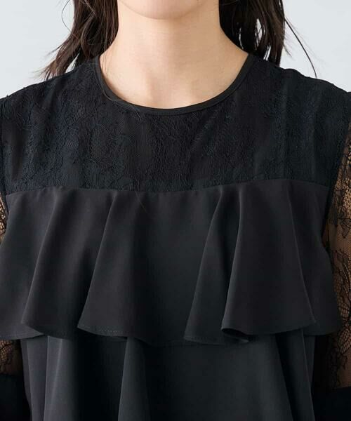 a.v.v / アー・ヴェ・ヴェ ロング・マキシ丈ワンピース | 【結婚式/お呼ばれに】ラッフルティアードオールインワンドレス | 詳細9