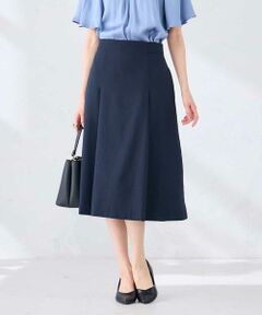 a.v.v / アー・ヴェ・ヴェ ミニ・ひざ丈スカート | 【接触冷感/イージーケア/UVカット/吸水速乾】サマーストレッチフレアスカート