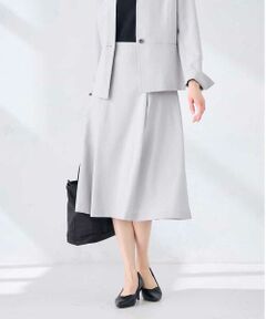 a.v.v / アー・ヴェ・ヴェ ミニ・ひざ丈スカート | 【接触冷感/イージーケア/UVカット/吸水速乾】サマーストレッチフレアスカート