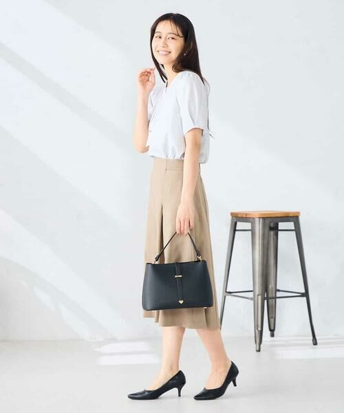 a.v.v / アー・ヴェ・ヴェ ミニ・ひざ丈スカート | 【接触冷感/イージーケア/UVカット/吸水速乾】サマーストレッチフレアスカート | 詳細13