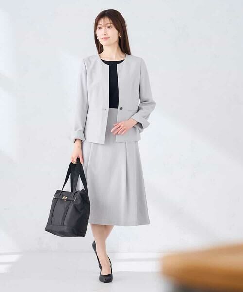 a.v.v / アー・ヴェ・ヴェ ミニ・ひざ丈スカート | 【接触冷感/イージーケア/UVカット/吸水速乾】サマーストレッチフレアスカート | 詳細16