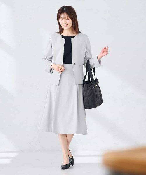 a.v.v / アー・ヴェ・ヴェ ミニ・ひざ丈スカート | 【接触冷感/イージーケア/UVカット/吸水速乾】サマーストレッチフレアスカート | 詳細19