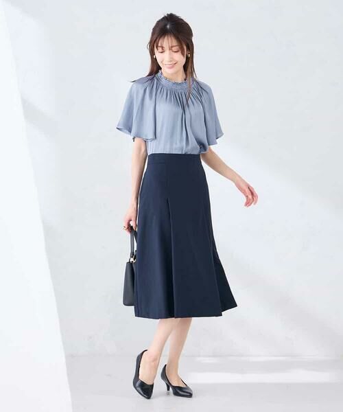 a.v.v / アー・ヴェ・ヴェ ミニ・ひざ丈スカート | 【接触冷感/イージーケア/UVカット/吸水速乾】サマーストレッチフレアスカート | 詳細6