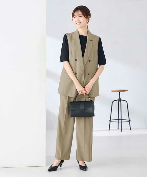 a.v.v / アー・ヴェ・ヴェ セットアップ | 【接触冷感/イージーケア/UVカット/吸水速乾】サマーストレッチダブルジレジャケット | 詳細10