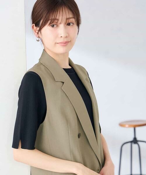 a.v.v / アー・ヴェ・ヴェ セットアップ | 【接触冷感/イージーケア/UVカット/吸水速乾】サマーストレッチダブルジレジャケット | 詳細12