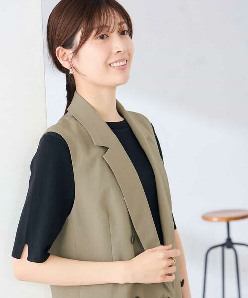 a.v.v / アー・ヴェ・ヴェ セットアップ | 【接触冷感/イージーケア/UVカット/吸水速乾】サマーストレッチダブルジレジャケット | 詳細14