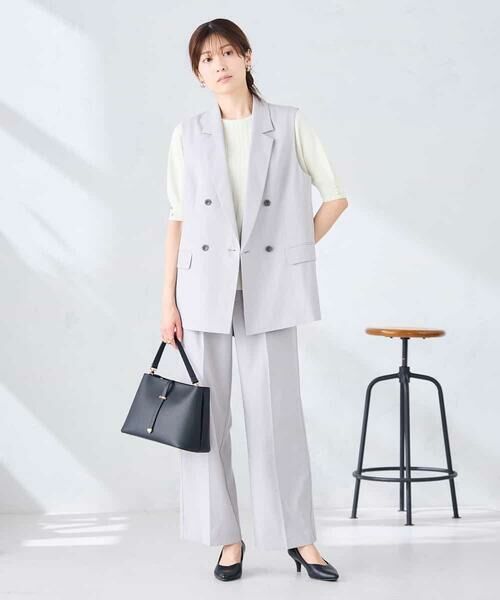 a.v.v / アー・ヴェ・ヴェ セットアップ | 【接触冷感/イージーケア/UVカット/吸水速乾】サマーストレッチダブルジレジャケット | 詳細17