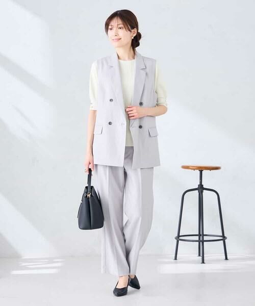 a.v.v / アー・ヴェ・ヴェ セットアップ | 【接触冷感/イージーケア/UVカット/吸水速乾】サマーストレッチダブルジレジャケット | 詳細18