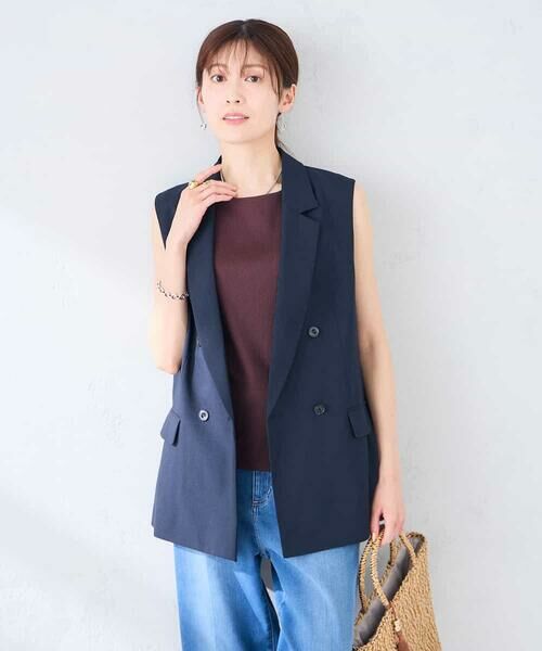 a.v.v / アー・ヴェ・ヴェ セットアップ | 【接触冷感/イージーケア/UVカット/吸水速乾】サマーストレッチダブルジレジャケット | 詳細2