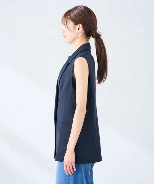 a.v.v / アー・ヴェ・ヴェ セットアップ | 【接触冷感/イージーケア/UVカット/吸水速乾】サマーストレッチダブルジレジャケット | 詳細21