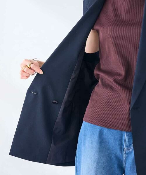 a.v.v / アー・ヴェ・ヴェ セットアップ | 【接触冷感/イージーケア/UVカット/吸水速乾】サマーストレッチダブルジレジャケット | 詳細27