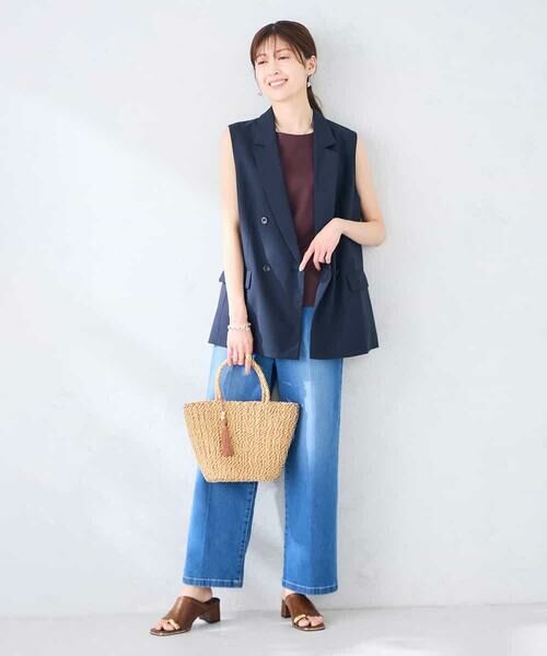 a.v.v / アー・ヴェ・ヴェ セットアップ | 【接触冷感/イージーケア/UVカット/吸水速乾】サマーストレッチダブルジレジャケット | 詳細4