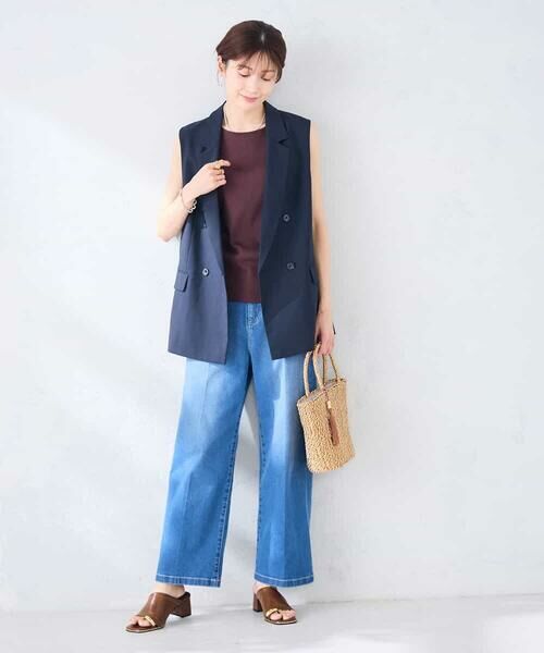 a.v.v / アー・ヴェ・ヴェ セットアップ | 【接触冷感/イージーケア/UVカット/吸水速乾】サマーストレッチダブルジレジャケット | 詳細5