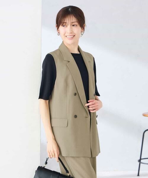 a.v.v / アー・ヴェ・ヴェ セットアップ | 【接触冷感/イージーケア/UVカット/吸水速乾】サマーストレッチダブルジレジャケット | 詳細7