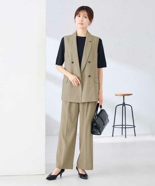 a.v.v / アー・ヴェ・ヴェ セットアップ | 【接触冷感/イージーケア/UVカット/吸水速乾】サマーストレッチダブルジレジャケット | 詳細8