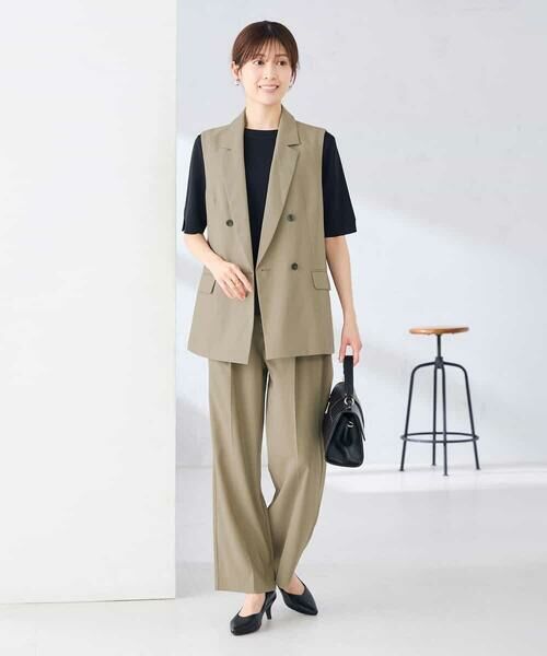 a.v.v / アー・ヴェ・ヴェ セットアップ | 【接触冷感/イージーケア/UVカット/吸水速乾】サマーストレッチダブルジレジャケット | 詳細9