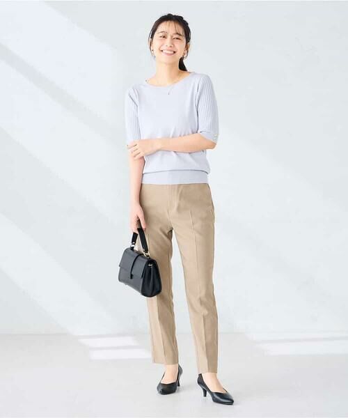 a.v.v / アー・ヴェ・ヴェ チノ・ワークパンツ | 【接触冷感/イージーケア/UVカット/吸水速乾】サマーストレッチテーパードパンツ | 詳細11