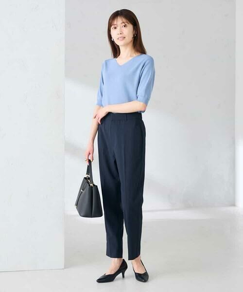 a.v.v / アー・ヴェ・ヴェ チノ・ワークパンツ | 【接触冷感/イージーケア/UVカット/吸水速乾】サマーストレッチテーパードパンツ | 詳細5