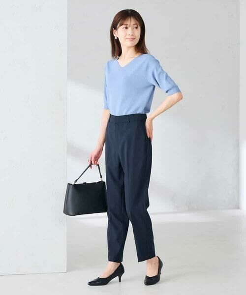 a.v.v / アー・ヴェ・ヴェ チノ・ワークパンツ | 【接触冷感/イージーケア/UVカット/吸水速乾】サマーストレッチテーパードパンツ | 詳細6