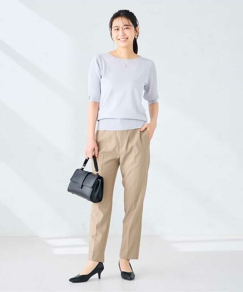 a.v.v / アー・ヴェ・ヴェ チノ・ワークパンツ | 【接触冷感/イージーケア/UVカット/吸水速乾】サマーストレッチテーパードパンツ | 詳細9