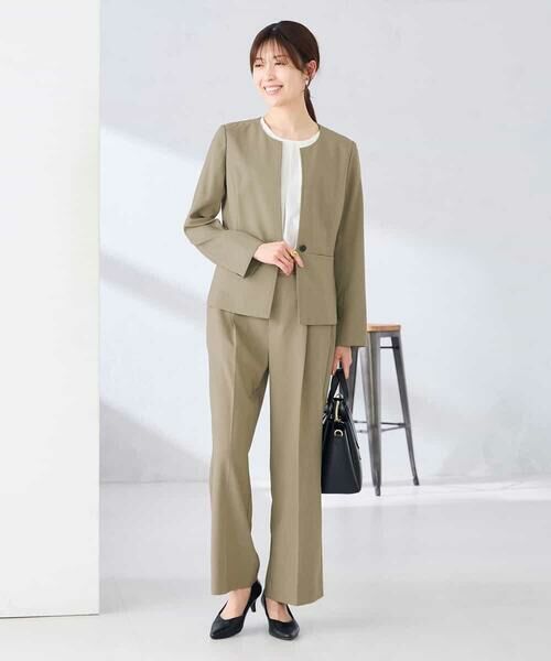 a.v.v / アー・ヴェ・ヴェ その他パンツ | 【接触冷感/イージーケア/UVカット/吸水速乾】サマーストレッチワイドパンツ | 詳細11