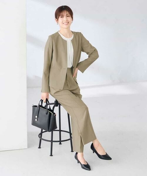 a.v.v / アー・ヴェ・ヴェ その他パンツ | 【接触冷感/イージーケア/UVカット/吸水速乾】サマーストレッチワイドパンツ | 詳細14