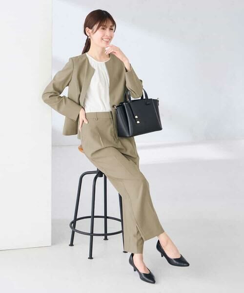 a.v.v / アー・ヴェ・ヴェ その他パンツ | 【接触冷感/イージーケア/UVカット/吸水速乾】サマーストレッチワイドパンツ | 詳細15