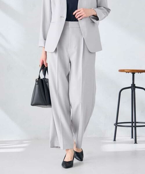 a.v.v / アー・ヴェ・ヴェ その他パンツ | 【接触冷感/イージーケア/UVカット/吸水速乾】サマーストレッチワイドパンツ | 詳細17