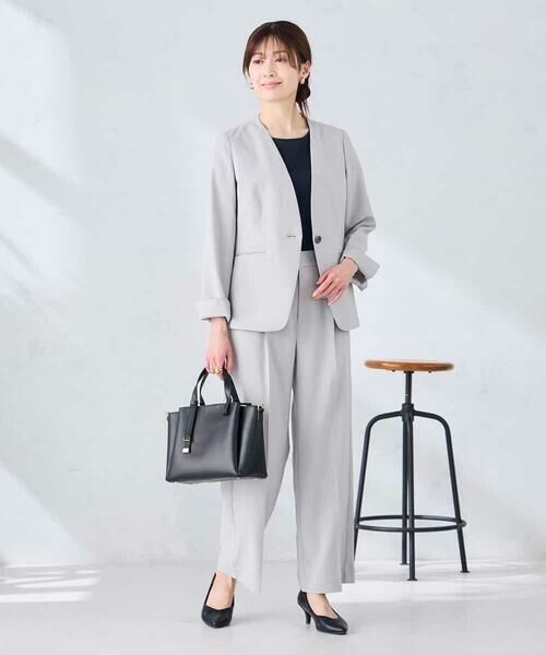 a.v.v / アー・ヴェ・ヴェ その他パンツ | 【接触冷感/イージーケア/UVカット/吸水速乾】サマーストレッチワイドパンツ | 詳細18