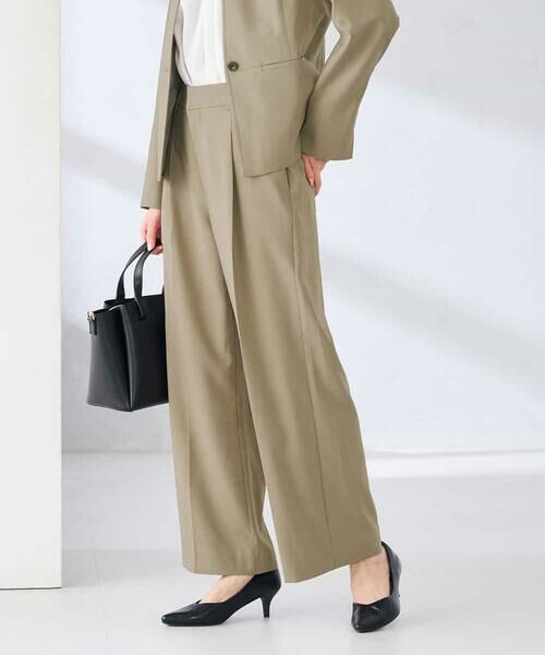 a.v.v / アー・ヴェ・ヴェ その他パンツ | 【接触冷感/イージーケア/UVカット/吸水速乾】サマーストレッチワイドパンツ | 詳細8