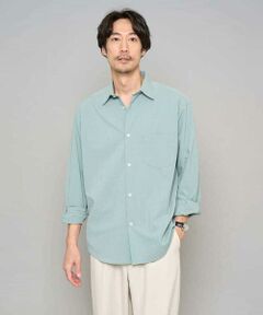 a.v.v / アー・ヴェ・ヴェ シャツ・ブラウス | 【イージーケア/洗濯機で洗える/速乾/毛玉になりにくい/ストレッチ】リライトワイドシルエットシャツ