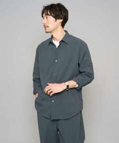 a.v.v / アー・ヴェ・ヴェ シャツ・ブラウス | 【イージーケア/洗濯機で洗える/速乾/毛玉になりにくい/ストレッチ】リライトワイドシルエットシャツ