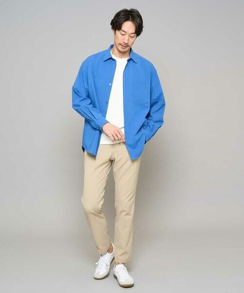 a.v.v / アー・ヴェ・ヴェ シャツ・ブラウス | 【イージーケア/洗濯機で洗える/速乾/毛玉になりにくい/ストレッチ】リライトワイドシルエットシャツ | 詳細10