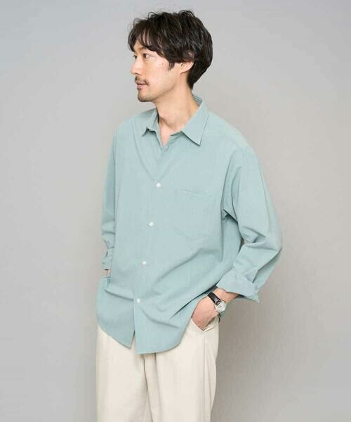 a.v.v / アー・ヴェ・ヴェ シャツ・ブラウス | 【イージーケア/洗濯機で洗える/速乾/毛玉になりにくい/ストレッチ】リライトワイドシルエットシャツ | 詳細20