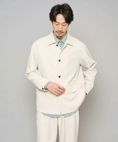 a.v.v / アー・ヴェ・ヴェ シャツ・ブラウス | 【イージーケア/洗濯機で洗える/速乾/毛玉になりにくい/ストレッチ】リライトワイドシルエットシャツ | 詳細24