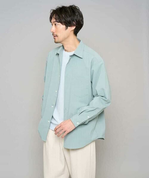 a.v.v / アー・ヴェ・ヴェ シャツ・ブラウス | 【イージーケア/洗濯機で洗える/速乾/毛玉になりにくい/ストレッチ】リライトワイドシルエットシャツ | 詳細29