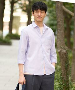 a.v.v / アー・ヴェ・ヴェ シャツ・ブラウス | 【イージーケア/洗濯機で洗える/速乾/接触冷感/ストレッチ】ポリエステルアサシチブソデシャツ