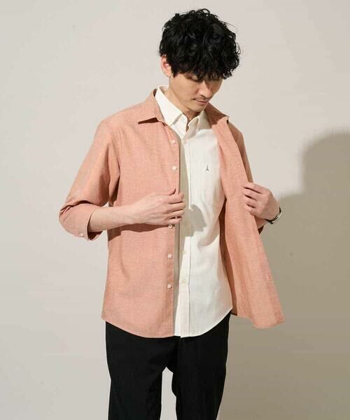 a.v.v / アー・ヴェ・ヴェ シャツ・ブラウス | 【イージーケア/洗濯機で洗える/速乾/接触冷感/ストレッチ】ポリエステルアサシチブソデシャツ | 詳細2