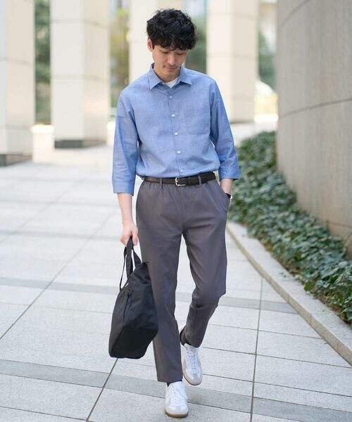 a.v.v / アー・ヴェ・ヴェ シャツ・ブラウス | 【イージーケア/洗濯機で洗える/速乾/接触冷感/ストレッチ】ポリエステルアサシチブソデシャツ | 詳細12