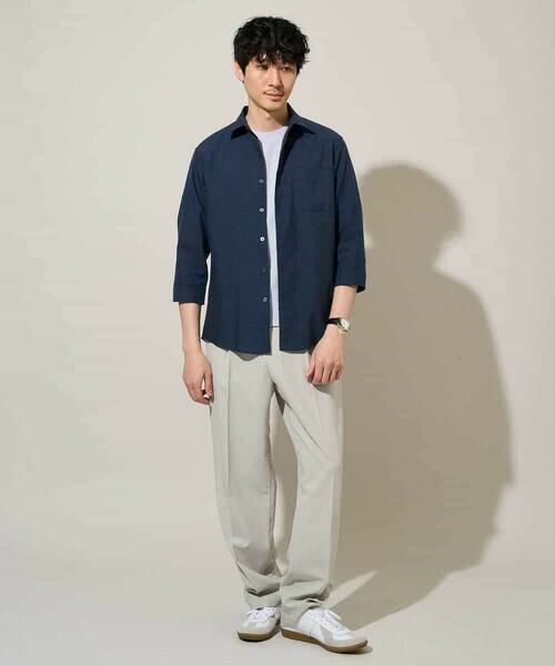 a.v.v / アー・ヴェ・ヴェ シャツ・ブラウス | 【イージーケア/洗濯機で洗える/速乾/接触冷感/ストレッチ】ポリエステルアサシチブソデシャツ | 詳細17